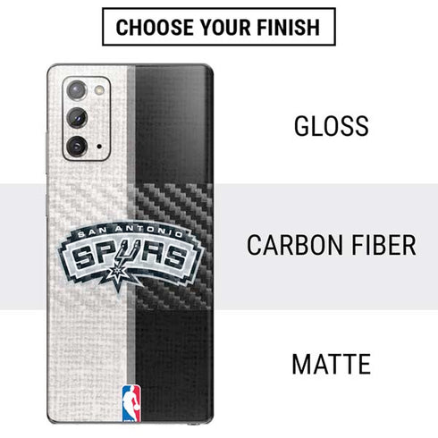 NBA San Antonio Spurs Canvas Galaxy Note20 5G Skin